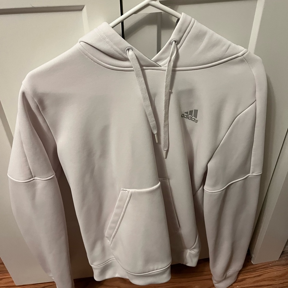 White Adidas Hoodie